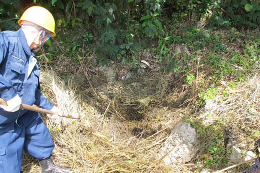 遺骨調査・収集遺骨収集の様子37